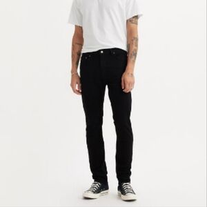 Levi's 510 Skinny Jeans for men in black size 40
